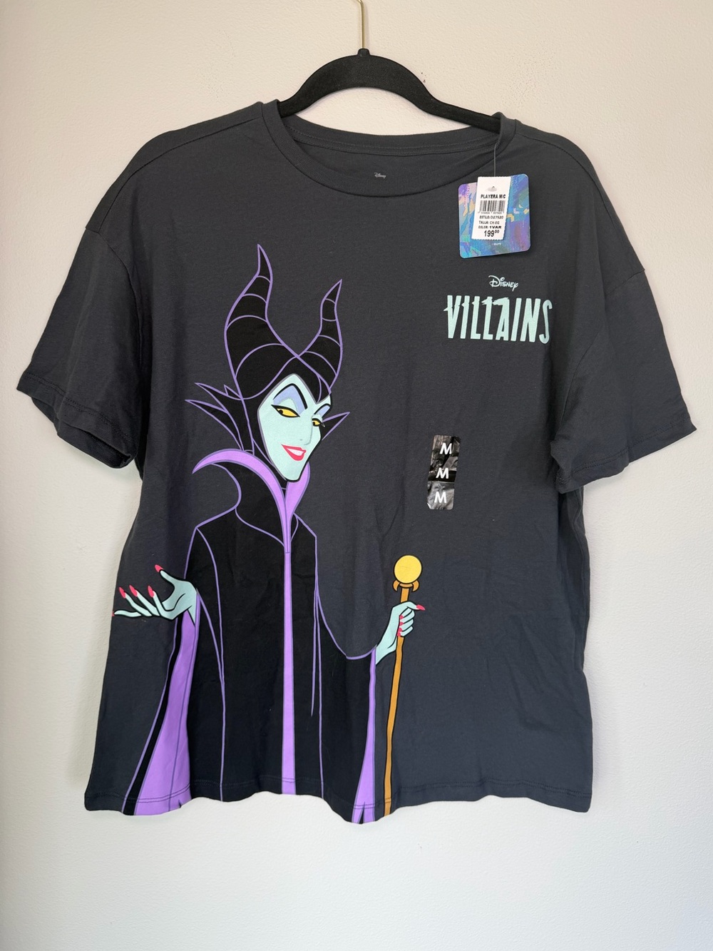 NWT Disney Villains Maleficent Short Sleeve Tshirt Sleeping Beauty Comfy